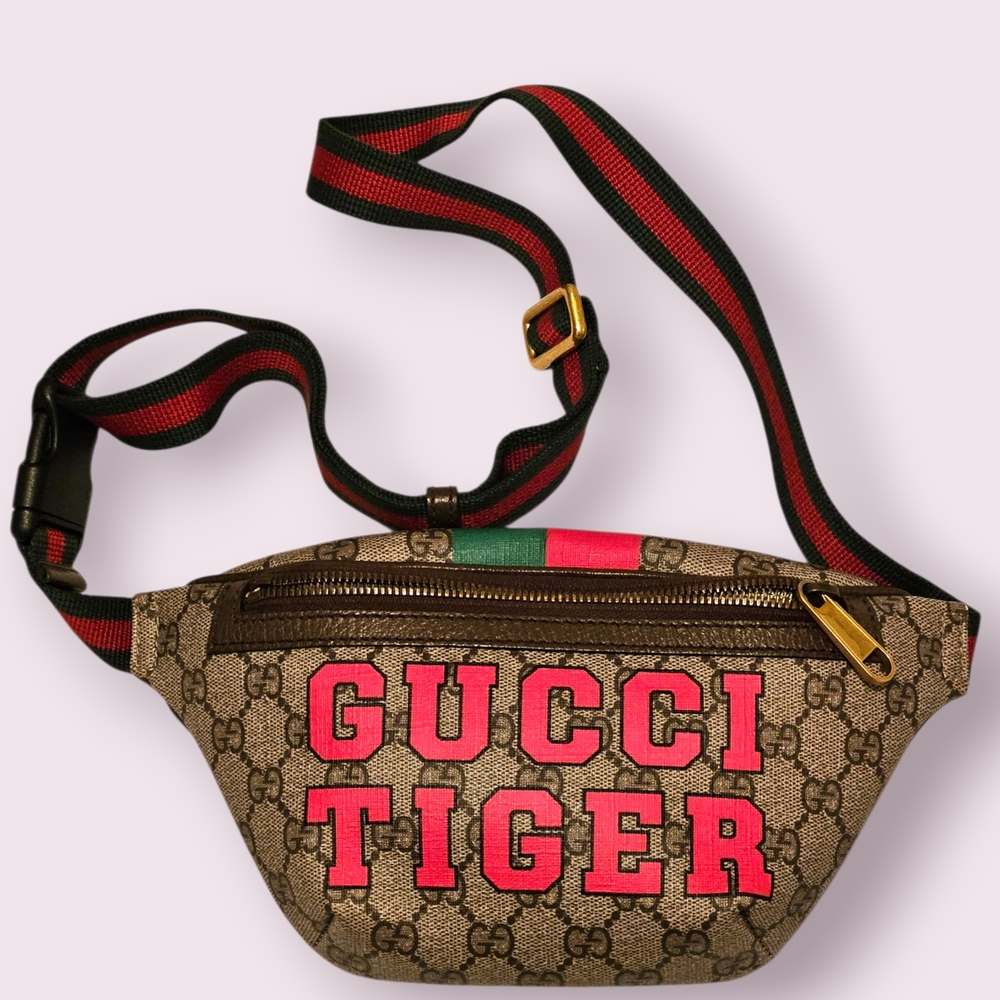 Gucci Tiger Brown Belt Bag